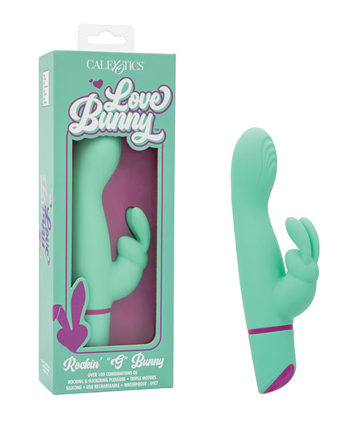 Love Bunny Rockin &quot;G&quot; Bunny - Turquoise