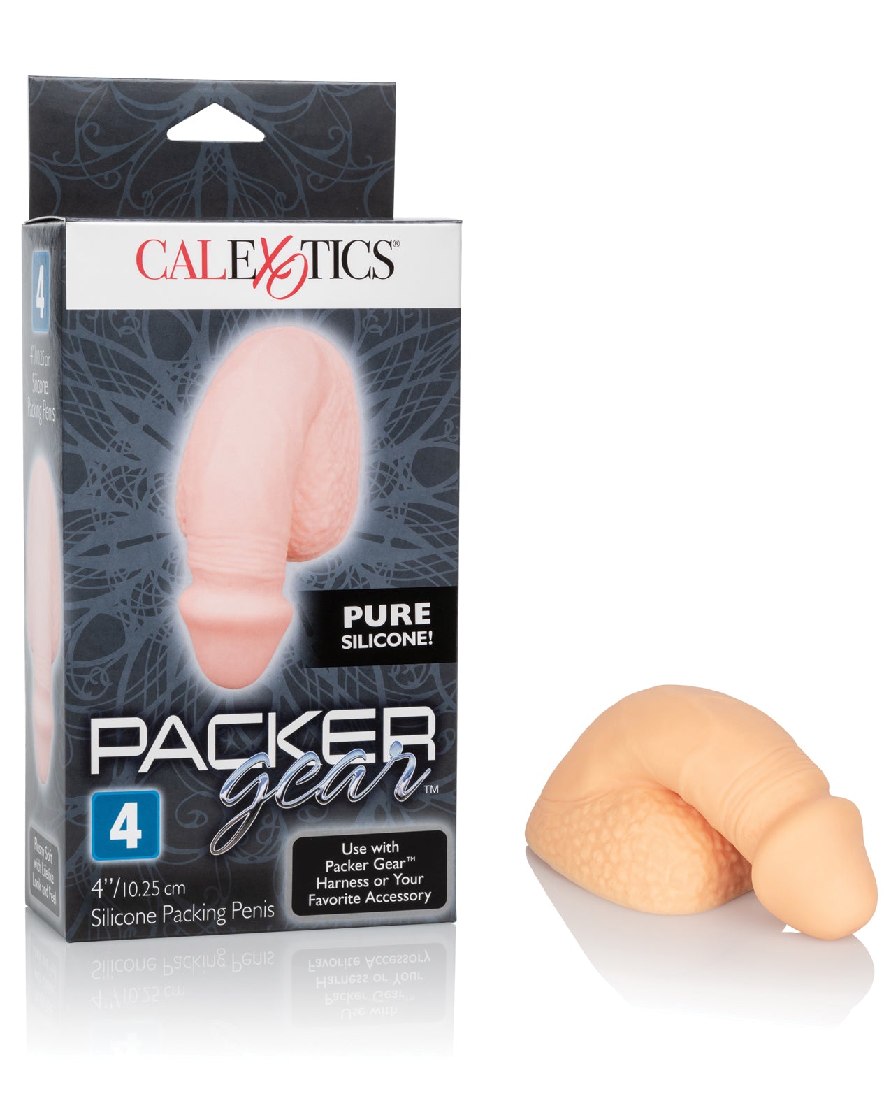 Packer Gear 4&quot; Silicone Packing Penis - Ivory