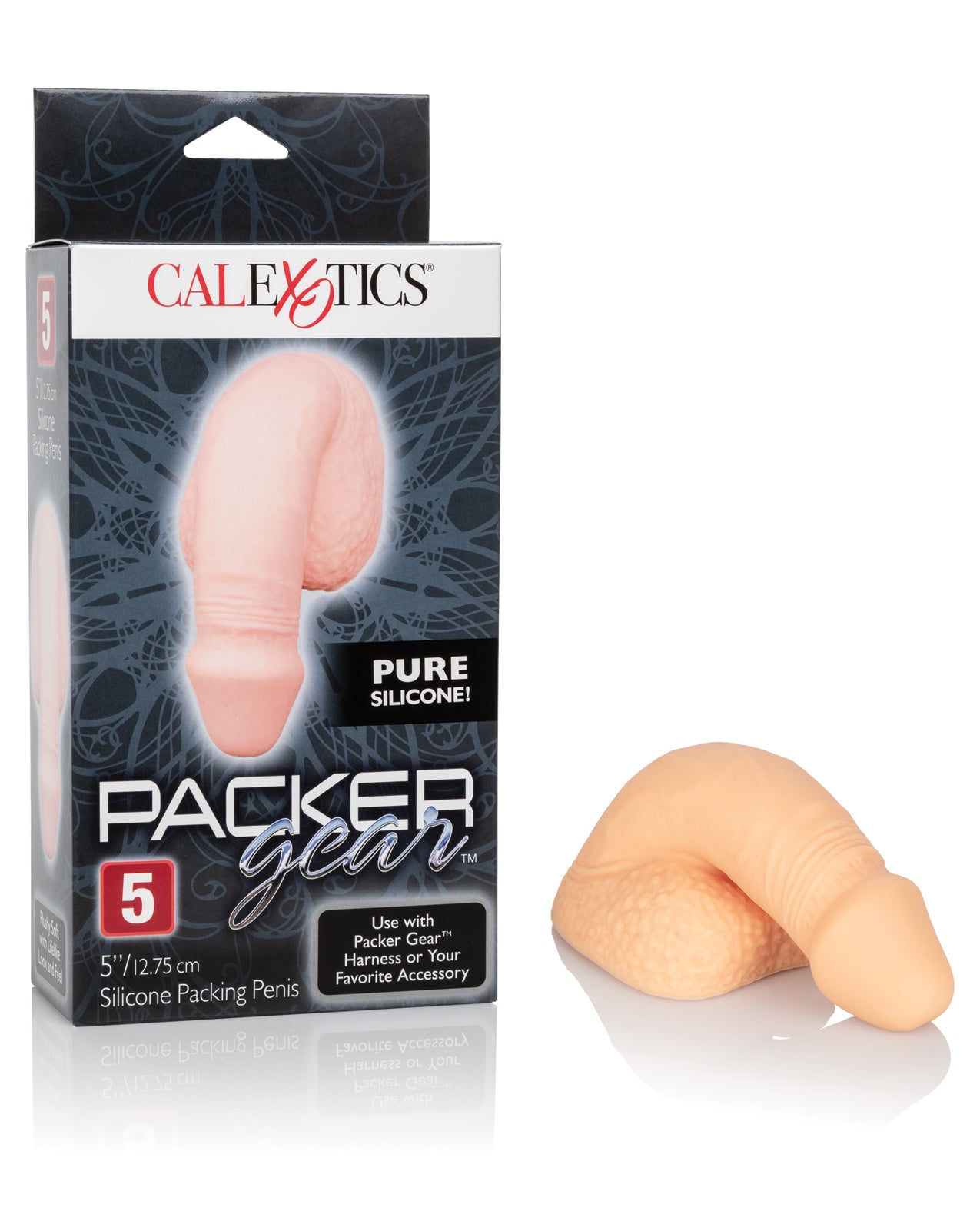 Packer Gear 5&quot; Silicone Packing Penis - Ivory