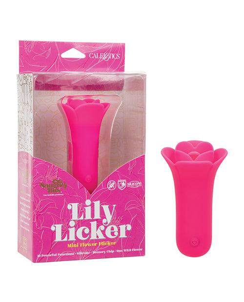 Naughty Bits Lily Licker Mini Flower Flicker - Pink