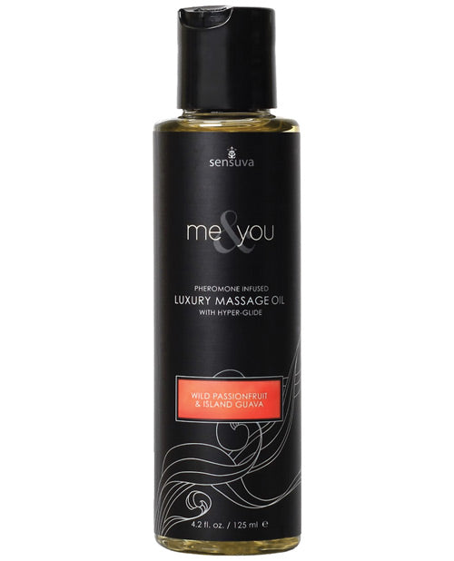 Sensuva Me &amp; You Massage Oil - 4.2 oz Island Passion
