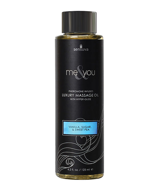 Sensuva Me &amp; You Massage Oil - 4.2 oz Sweet Temptation