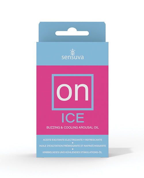 ON Ice Buzzing &amp; Cooling Female Arousal Oil Medium Box - 5 ml Bottle