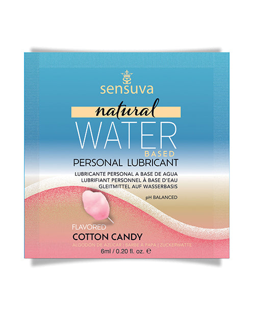 Sensuva Natural Water Based Personal Lubricant Single Use Packet