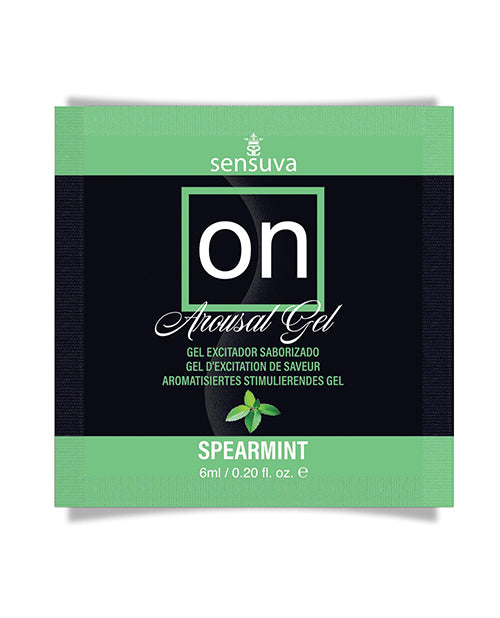 ON For Her Arousal Gel Single Use Packet - 6 ml Spearmint