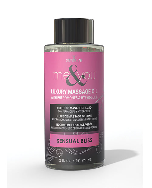 Sensuva Me &amp; You Massage Oil - 2 oz Sensual Bliss