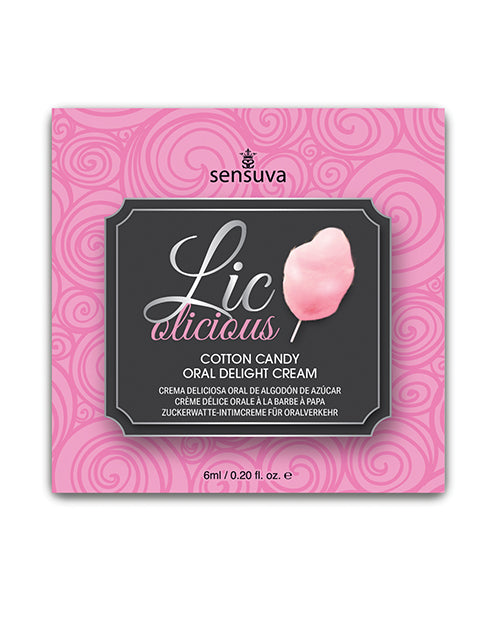 Lic O Licious Oral Delight Cream - 6 ml Packet Cotton Candy