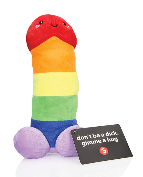 Shots Penis Plushie - Multi Color 12”