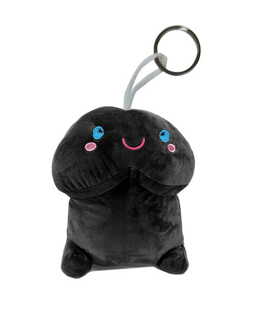 Shots Short Penis Plushie - Black 4” / 10 cm
