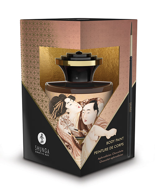 Shunga Body Paint - 1.7 oz Aphrodisiac Chocolate