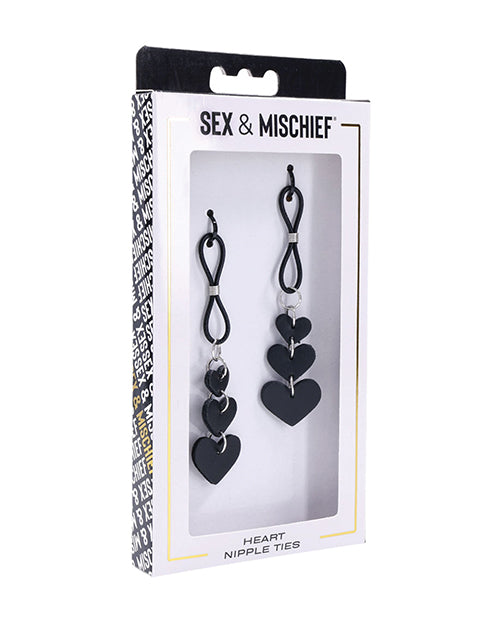 Sex &amp; Mischief Heart Nipple Ties