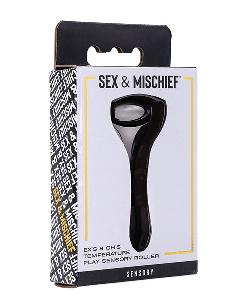 Sex &amp; Mischief Ex&apos;s &amp; Oh&apos;s Temperature Play Sensory Roller - Black