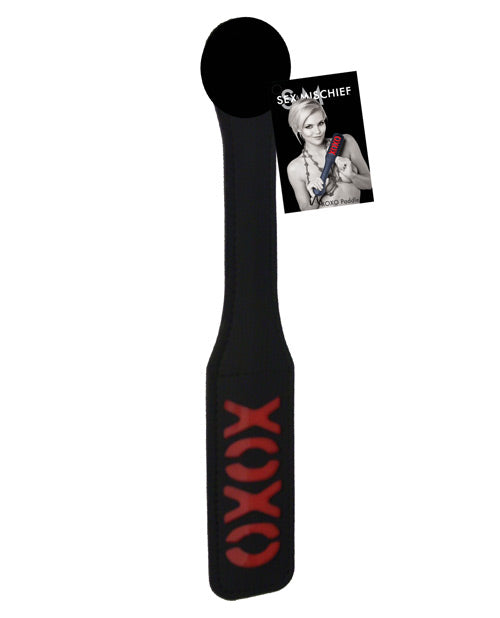 Sex &amp; Mischief Impressions XOXO Paddle - Black