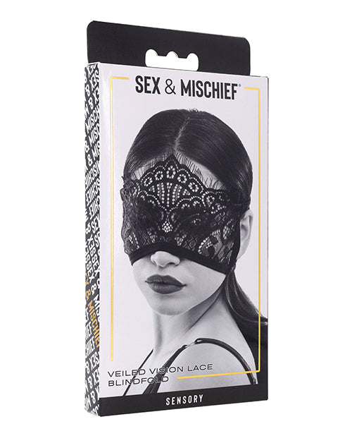 Sex &amp; Mischief Veiled Vision Lace Blindfold