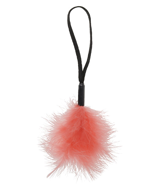 Sex &amp; Mischief Peaches &apos;n CreaMe Wrist Feather Tickler - Peach