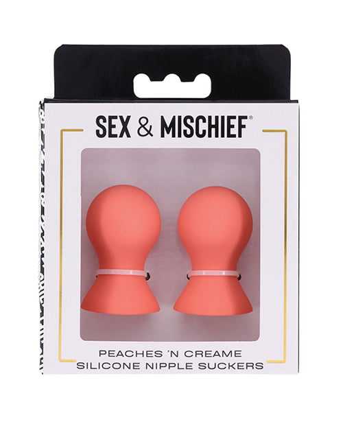 Sex &amp; Mischief Peaches &apos;n CreaMe Silicone Nipple Suckers