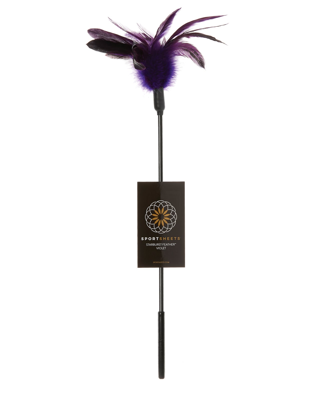 Sportsheets Body Tickler Starburst Feather - Violet