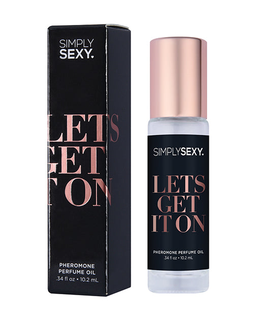 Simply Sexy Pheromone Perfume Oil Roll On - .34 oz Let&apos;s Get It On