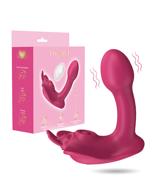 Honey Ryder Dual Action Thumping &amp; Vibrating Rabbit - Pink