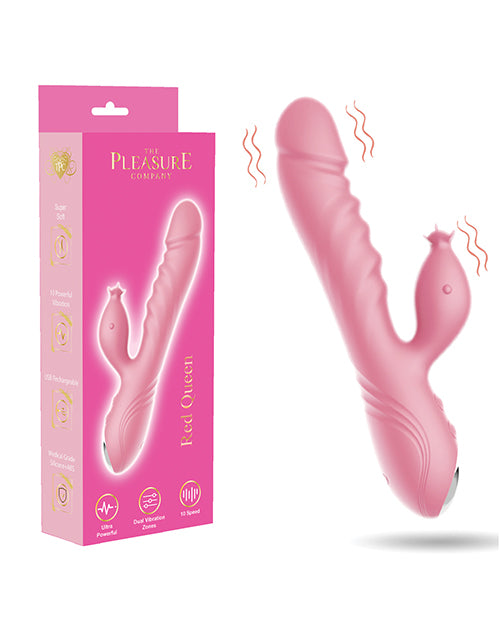 Red Queen Tickler Rabbit Vibe - Pink