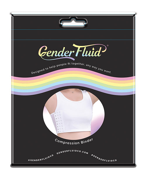 Gender Fluid Chest Compression Binder - XXL White