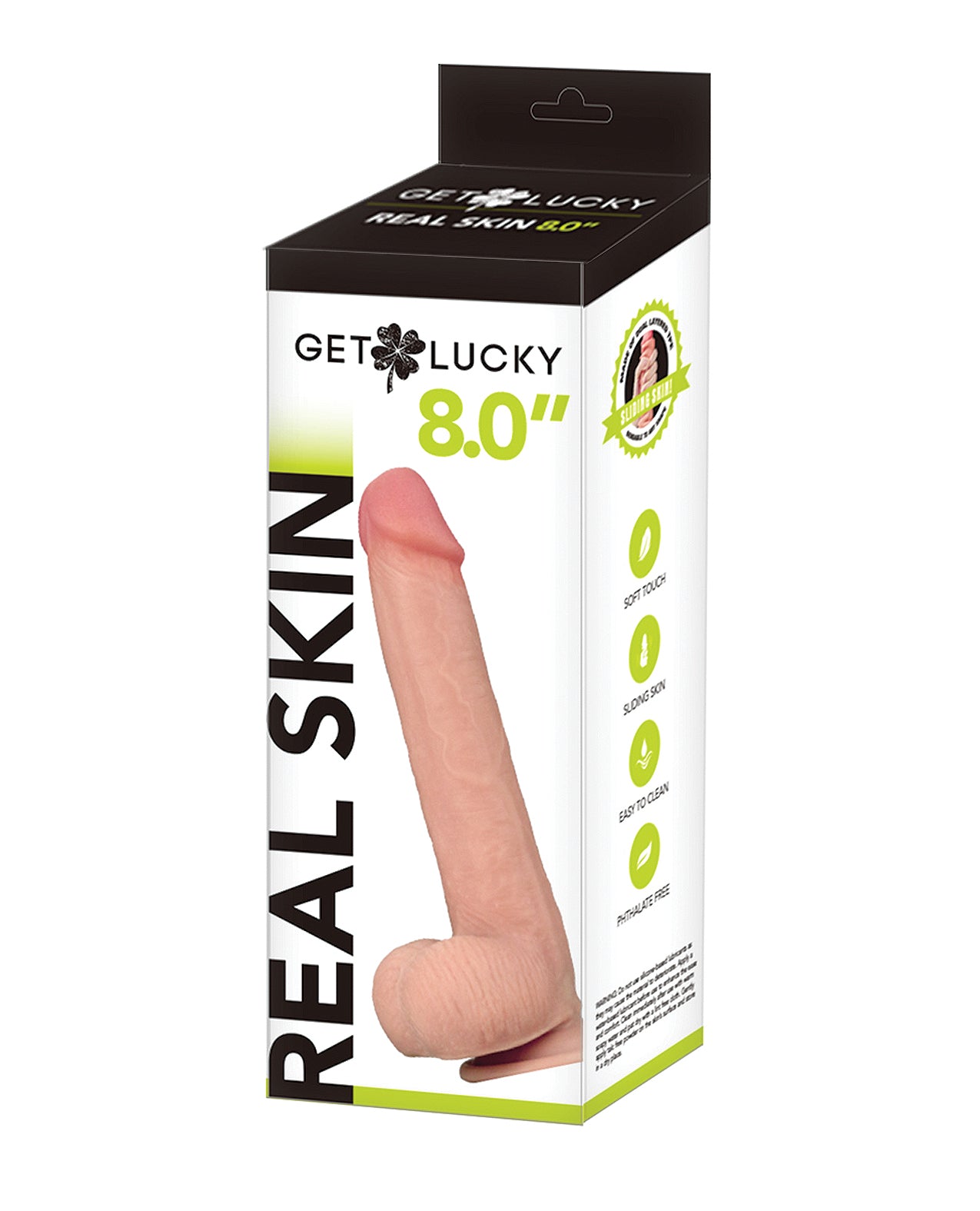 Get Lucky 8.0&quot; Real Skin Series - Flesh
