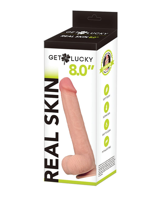 Get Lucky 8.0&quot; Real Skin Series - Flesh