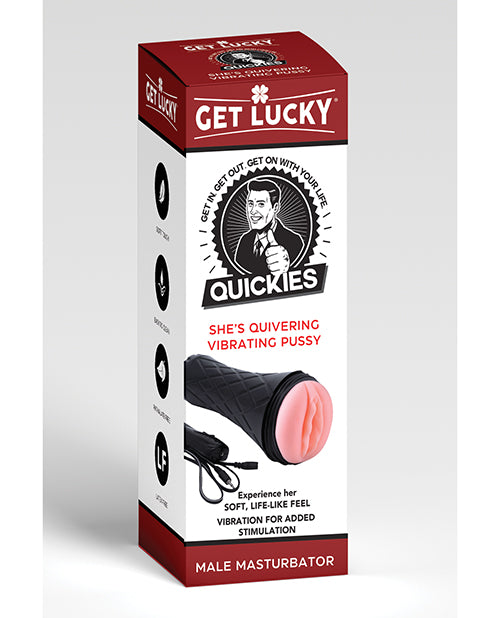 Get Lucky Quickies She&apos;s Quivering Vibrating Pussy Masturbator