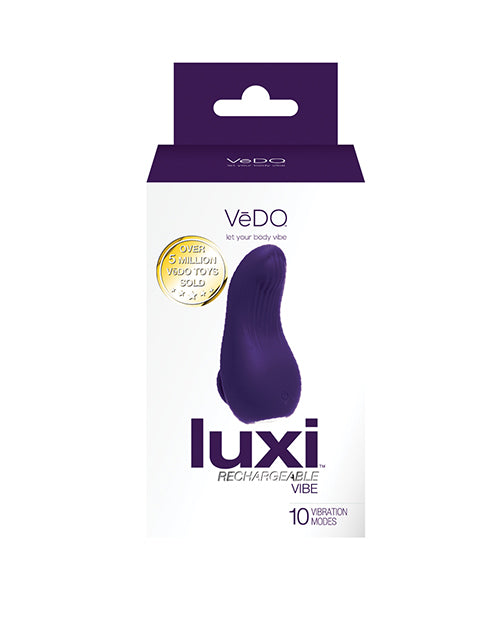VeDo Luxi Rechargeable Clitoral Finger Vibe - Purple