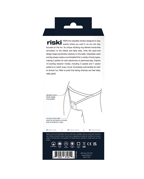 VeDO Riski Rechargeable Clitoral Vibe For Couples - Black
