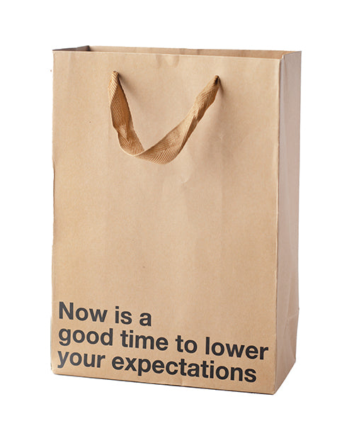 Wood Rocket Now Is a Good Time to Lower Your Expectation Gift Bag