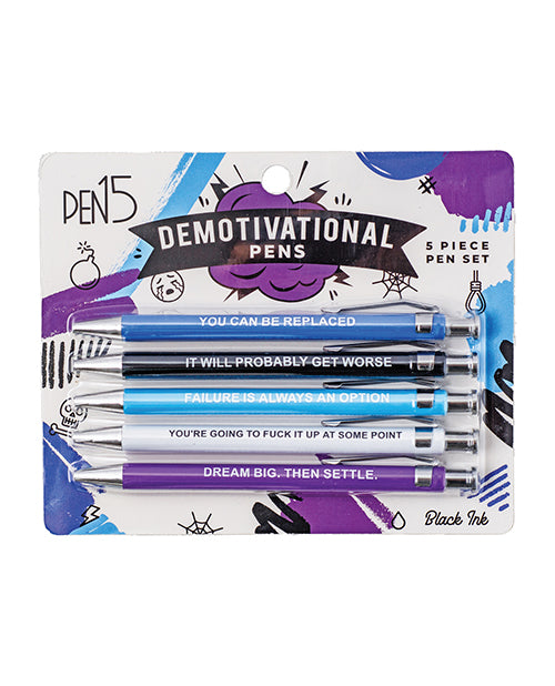 Wood Rocket Demotivational Pens