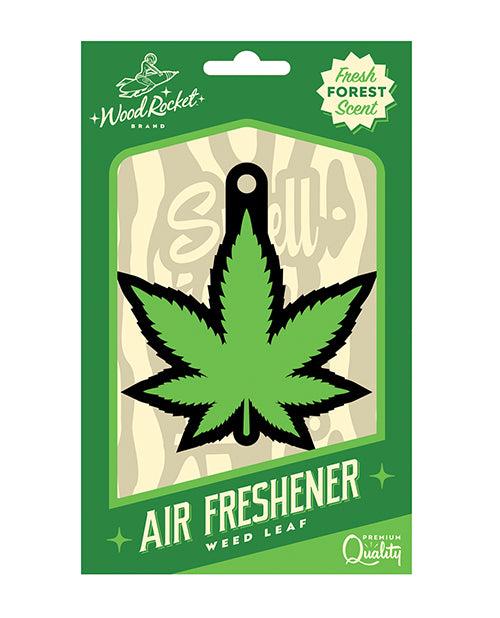 Wood Rocket Green Leaf Air Freshener