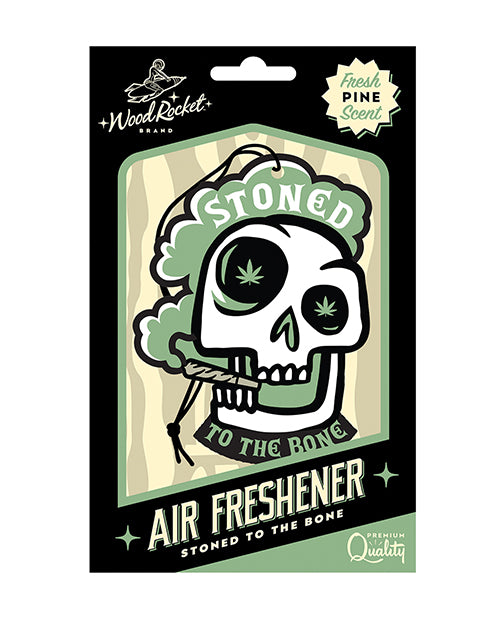 Wood Rocket Stoned to the Bone Air Freshener
