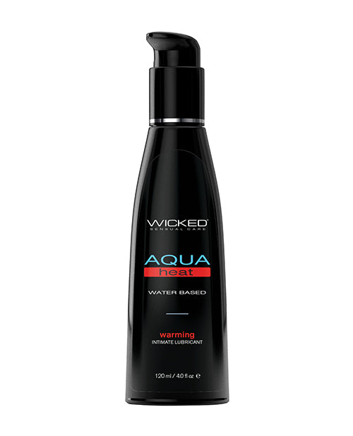 Wicked Sensual Care Aqua Heat Warming Water Based Lubricant - 4 oz