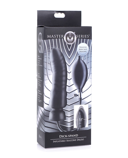 Master Series Dick-Spand Inflatable Silicone Dildo