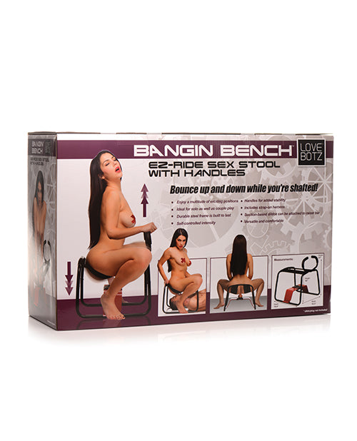 LoveBotz Bangin Bench EZ-Ride Sex Stool w/Handles - High Freight Costs