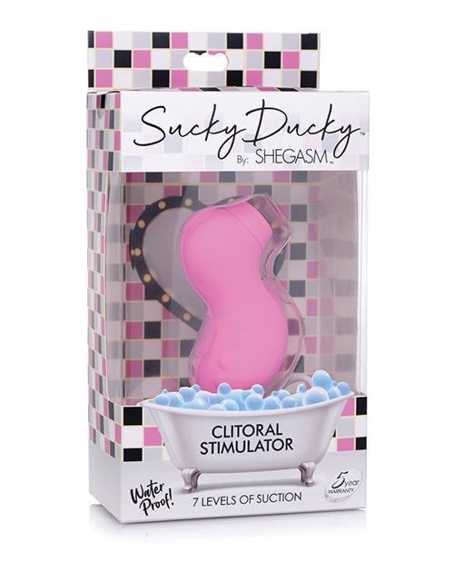 Inmi Shegasm Sucky Ducky Silicone Clitoral Stimulator - Pink