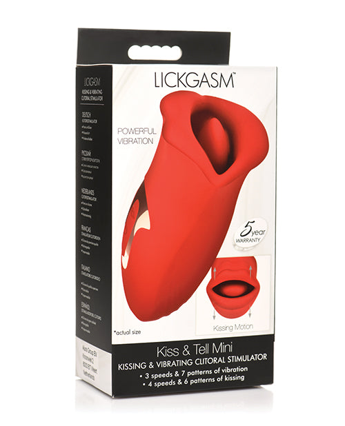 Shegasm Shegasm Lickgasm Kiss + Tell Silicone Kissing & Vibrating Clitoral Stimulator