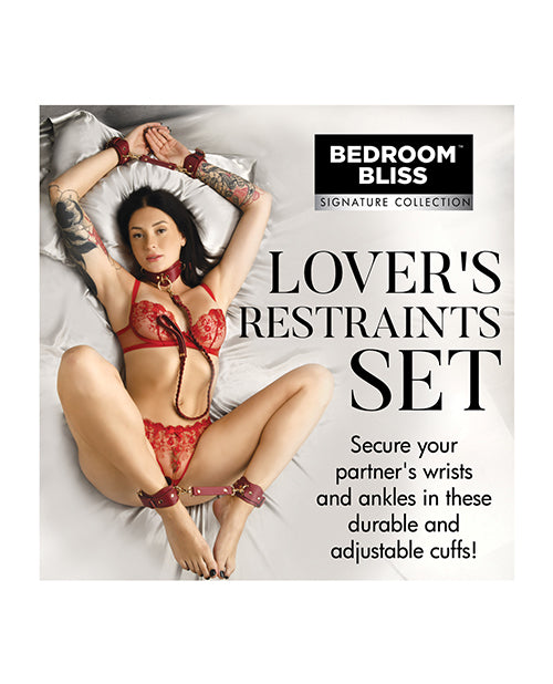 Bedroom Bliss Lover&apos;s Restraint Set - Red