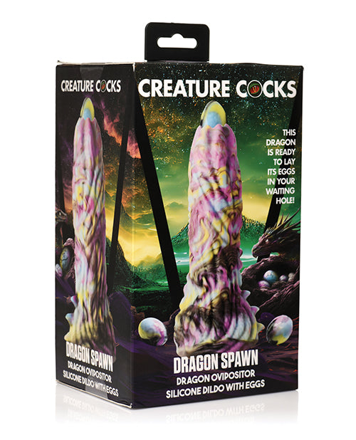 Creature Cocks Creature Cocks Dragon Spawn Dragon Ovipositor Silicone Dildo w/Eggs
