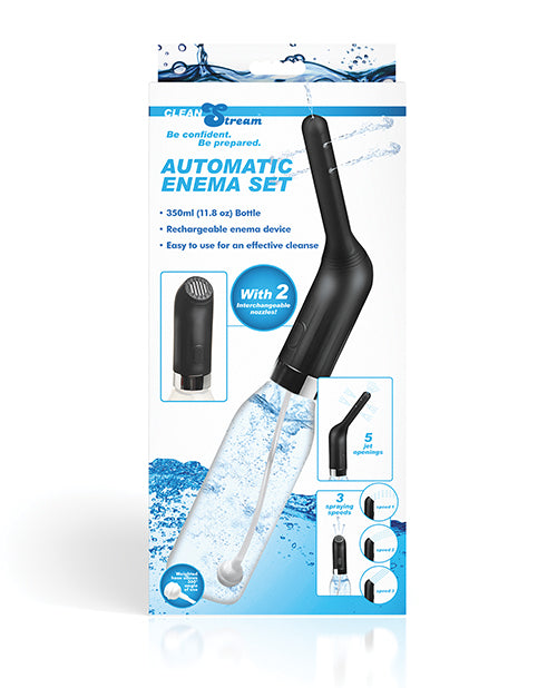 XR Automatic Travel Enema Set w/2 Nozzles