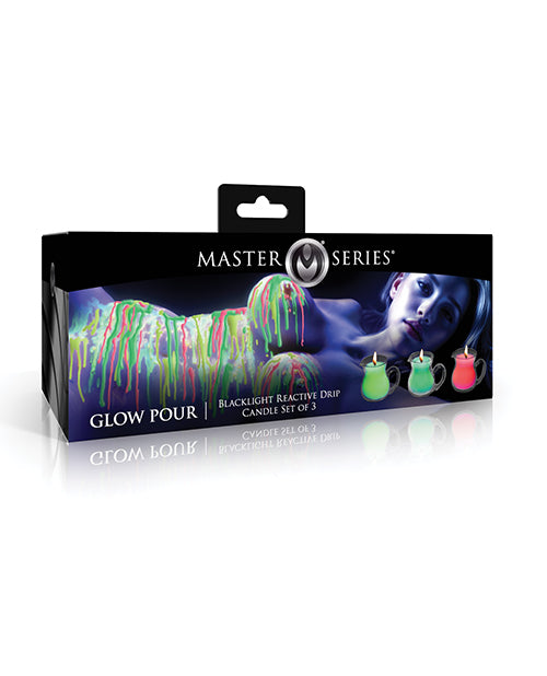 Master Series UV Blacklight Reactive Drip Candle