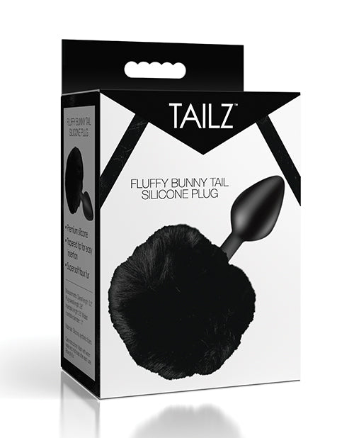 Tailz Fluffy Bunny Tail Silicone Plug